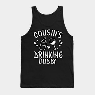 Milk & Wine Cousin's Drinking Buddy Happy Mother Father Day Tank Top